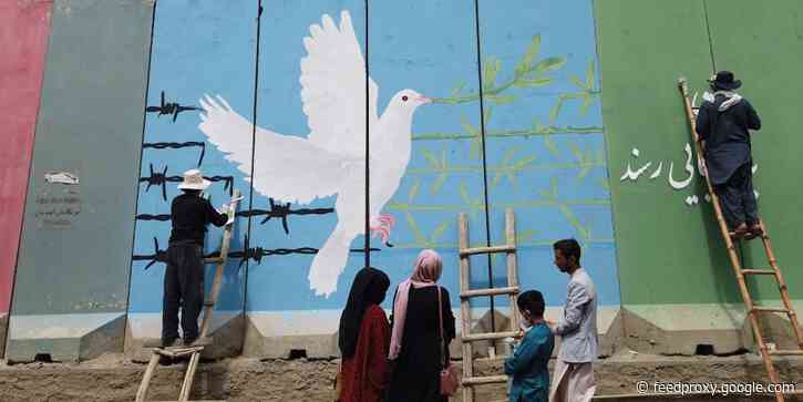 This artist painted murals to challenge the Taliban after their last rule. Then the militants destroyed them, leaving him fearing for his life.