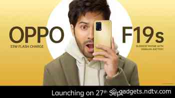 Oppo F19s Launch Date in India Set for September 27, Oppo Reno 6 Pro Diwali Edition ‘Coming Soon’