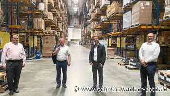 Güterterminal erwünscht: Klaus Mack besucht Haiterbacher Firmen