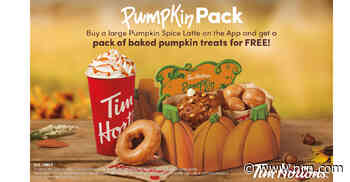 Tim Hortons U.S. celebrates pumpkin spice season with limited-edition pumpkin pack