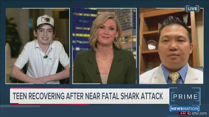 'I thought I got hit by the boat': Teen survives encounter with shark