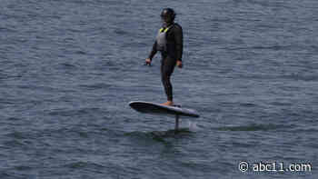 Surfing meets flying with eFoiling