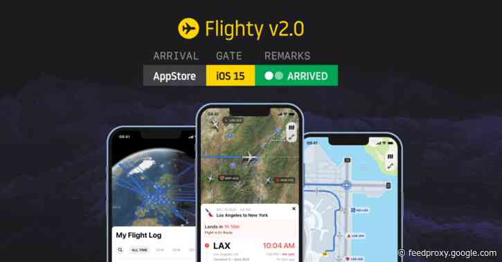 Flighty 2.0 is here with live tracking, radar enhancements, globe view, and time-sensitive notifications