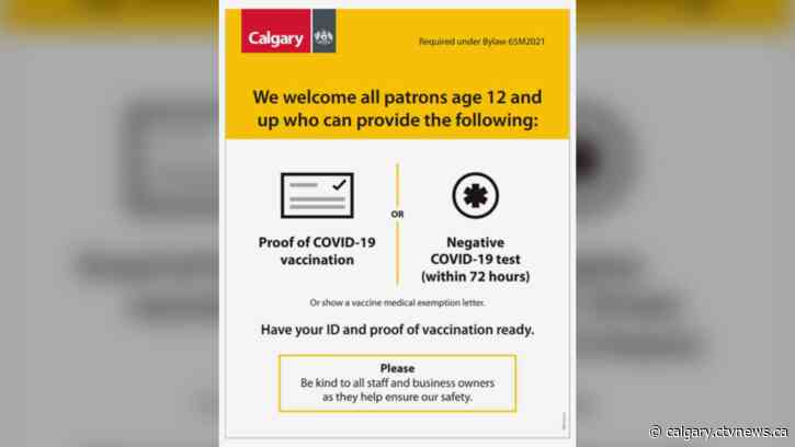 New Calgary COVID-19 bylaw will make vaccine passport program mandatory