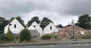 Abrissarbeiten an der ehemaligen Post in Blomberg im Gange - Lippische Landes-Zeitung