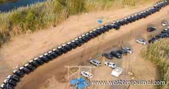 TX State Troopers Take Matters Into Their Own Hands, Create 'Steel Barrier' of Hundreds of SUVs to Protect Border