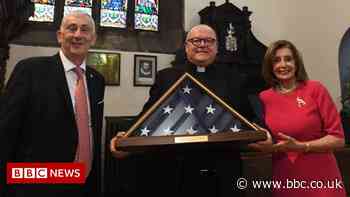 Nancy Pelosi gifts US flag to Chorley for hosting G7 summit