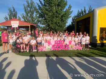 Special group of girls goes the distance in Bismarck Marathon - KFYR-TV