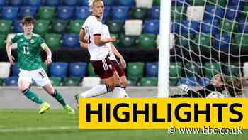Northern Ireland 4-0 Latvia: Kirsty McGuinness scores on 50th appearance - BBC News