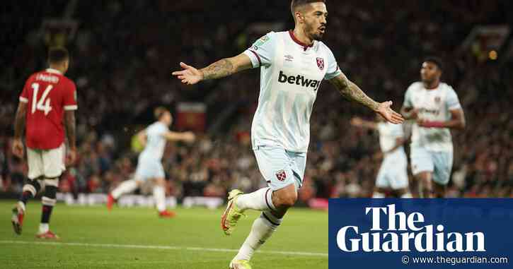 West Ham’s Lanzini strikes to knock Manchester United out of Carabao Cup