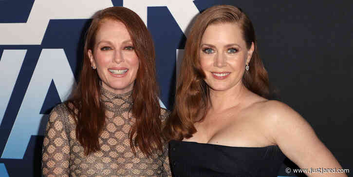 Amy Adams & Julianne Moore Look Stunning at 'Dear Evan Hansen' Premiere With Amandla Stenberg