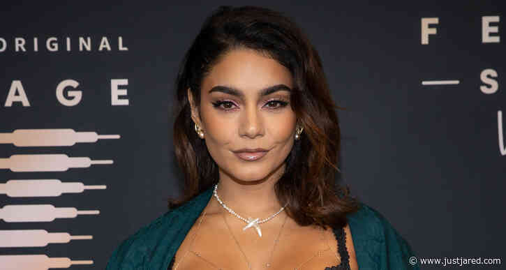 Vanessa Hudgens Wears Black Lace Bra to Rihanna's Savage X Fenty Fashion Show
