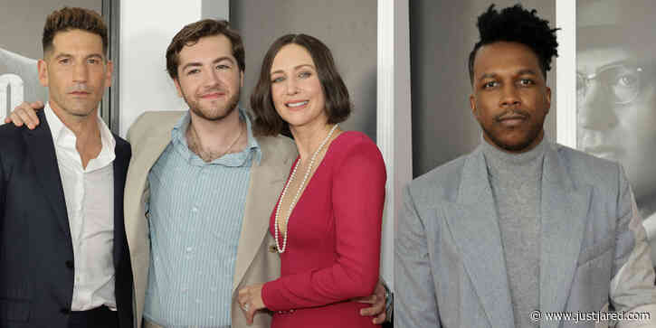 Michael Gandolfini & Leslie Odom Jr Step Out For 'Many Saints of Newark' Premiere in NYC