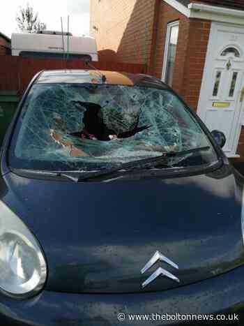 NHS worker returns from a night out at the theatre to find car vandalised