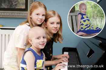 Sister writes song to help six-year-old through cancer treatment
