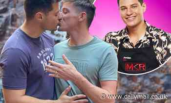 My Kitchen Rules star Jordan Bruno reveals his engagement to Dane Taylor - Daily Mail