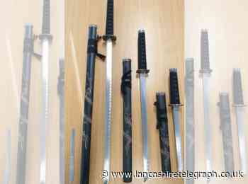Three samurai swords handed to police after concerned member of public 'found them'