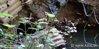 Mechernich: Wenn der Flutkanal die Straße bei Gewittern flutet - Kölner Stadt-Anzeiger