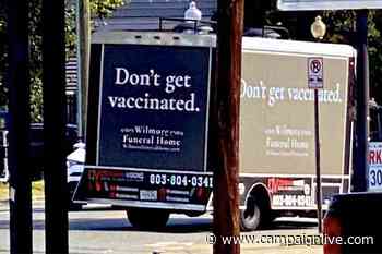 ‘Don’t get vaccinated’ truck touting ‘funeral home’ goes viral