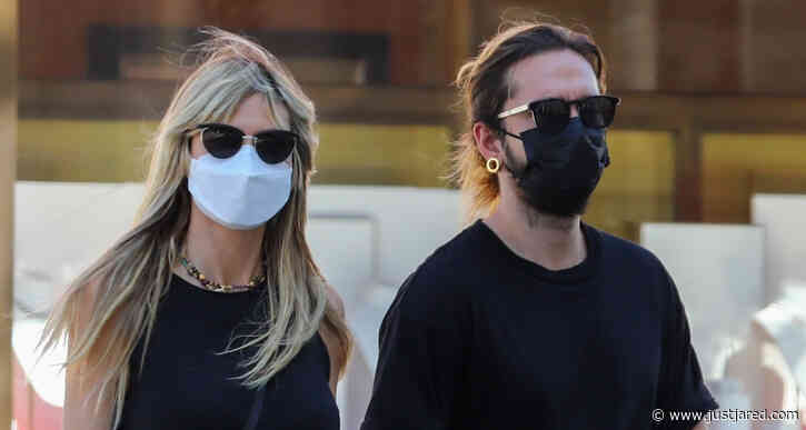 Heidi Klum & Husband Tom Kaulitz Hold Hands While Shopping in Beverly Hills