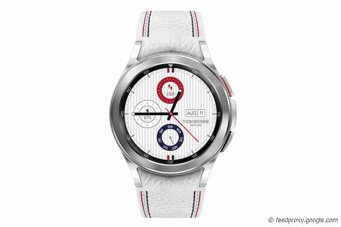 Samsung Galaxy Watch4 Classic Thom Browne Edition unveiled