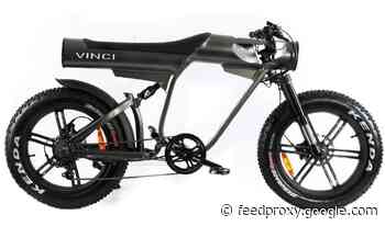 Vinci 750w electric bike speeds along at 35mph