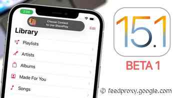 What’s new in iOS 15.1 beta 1 (Video)