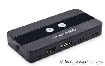 USB-C KVM Switch supports 8K or Dual 4K video