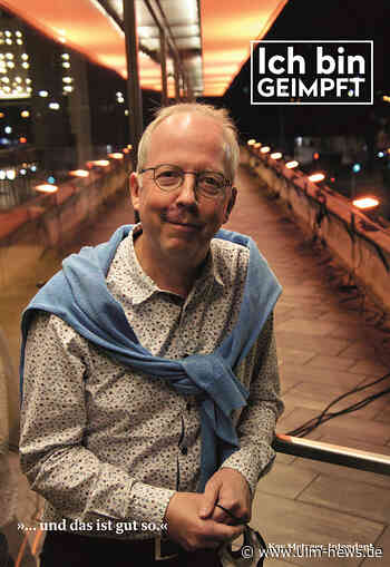 Ich bin geimpft! Theater Ulm demonstriert für mehr Impfbereitschaft im Kampf gegen das Corona-Virus