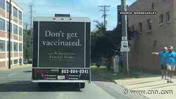 Man who created 'funeral home' truck says there's a catch behind ad