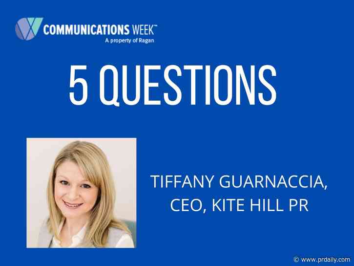 5 questions with Kite Hill PR’s Tiffany Guarnaccia