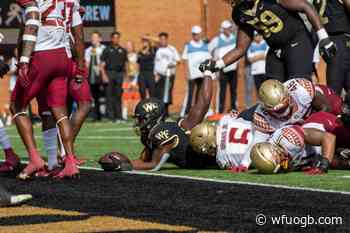 Wake Forest takes down FSU 35-14 – Old Gold & Black - Old Gold & Black