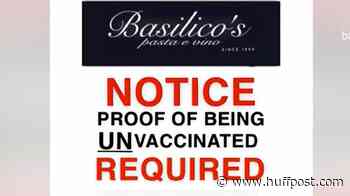 California Restaurant Demands Customers Prove They're Unvaccinated