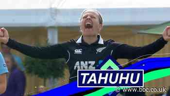 England v New Zealand ODI: Lea Tahutu claims five England wickets