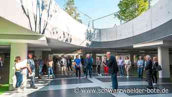OHG-Tiefgarage eröffnet: Schöner Parken im Nagolder Norden