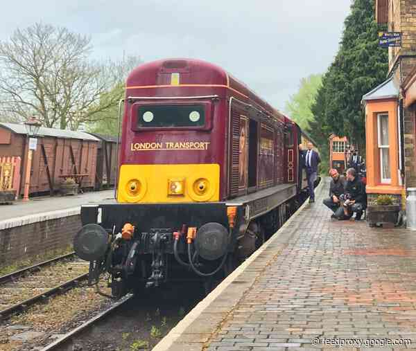 Three London Transport liveried locomotives working together this October