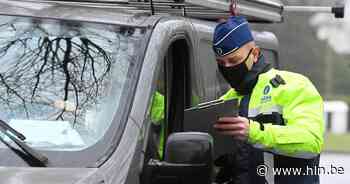 Pakjesbezorgers zonder rijbewijs of onder invloed van alcohol tijdens verkeerscontrole - Het Laatste Nieuws