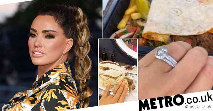 Katie Price flashes engagement ring after ‘theft’ as she jets off to Turkey with fiance Carl Woods