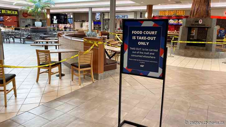 Alberta food court operators call on province to remove closures and allow indoor dining
