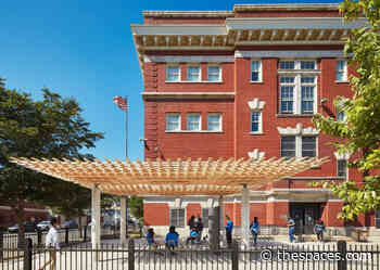 Robot-built timber pavilion debuts at the Chicago Architecture Biennale - The Spaces
