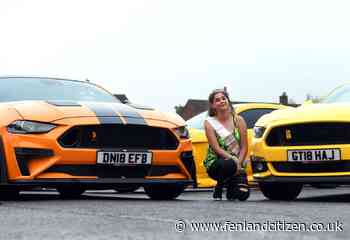 East Anglian Mustangs roar in to help Bethany celebrate her 21st in style - Fenland Citizen