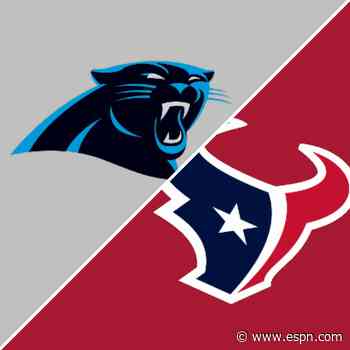 Follow live: Rookie QB Davis Mills, Texans host the 2-0 Panthers