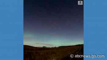 Video Aurora borealis stretches across Irish sky - ABC News
