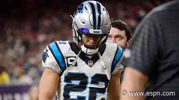 Panthers' win costly as McCaffrey, Horn leave hurt