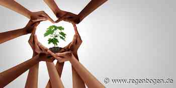 Mannheim: Fridays For Future demonstrieren für mehr Klimaschutz - Regenbogen