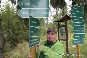 Wanderstrecke ausgeschildert - Freie Presse