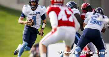 Veteran QB McLeod Bethel-Thompson gets start for Toronto against Montreal Alouettes - Times Colonist