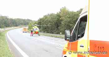 A3 aufgrund von schwerem Unfall bei Marktheidenfeld gesperrt: Wohnmobil aufgerissen - inFranken.de