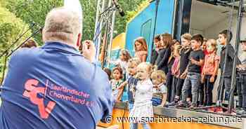 Kinderchor-Festival fand im Blumengarten Bexbach statt - Saarbrücker Zeitung