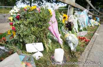 Sabina Nessa: Floral tributes left in Kidbrooke park